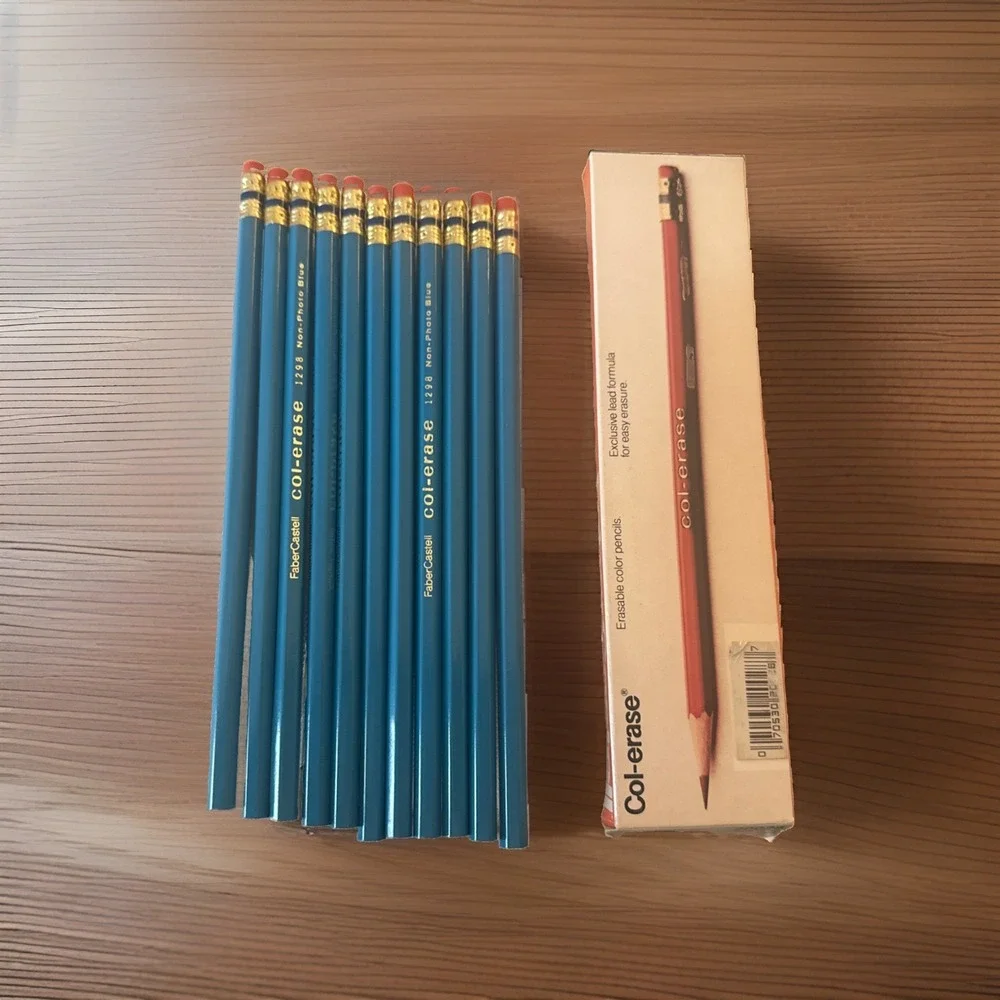 FaberCastell Col-erase Blue Pencils #1298 Box of 11 20028